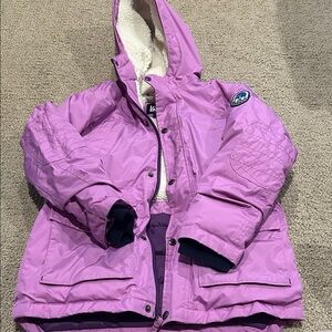 Lands' End Kids Purple Parka